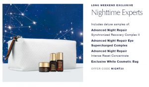 List of all Estee Lauder Gift with Purchase Offers - September 2020