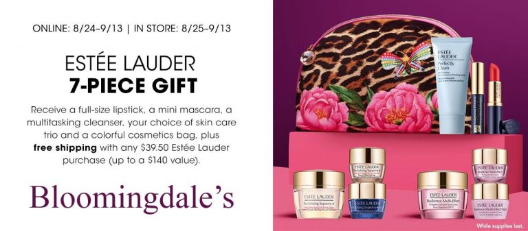 List of all Estee Lauder Gift with Purchase Offers - September 2020